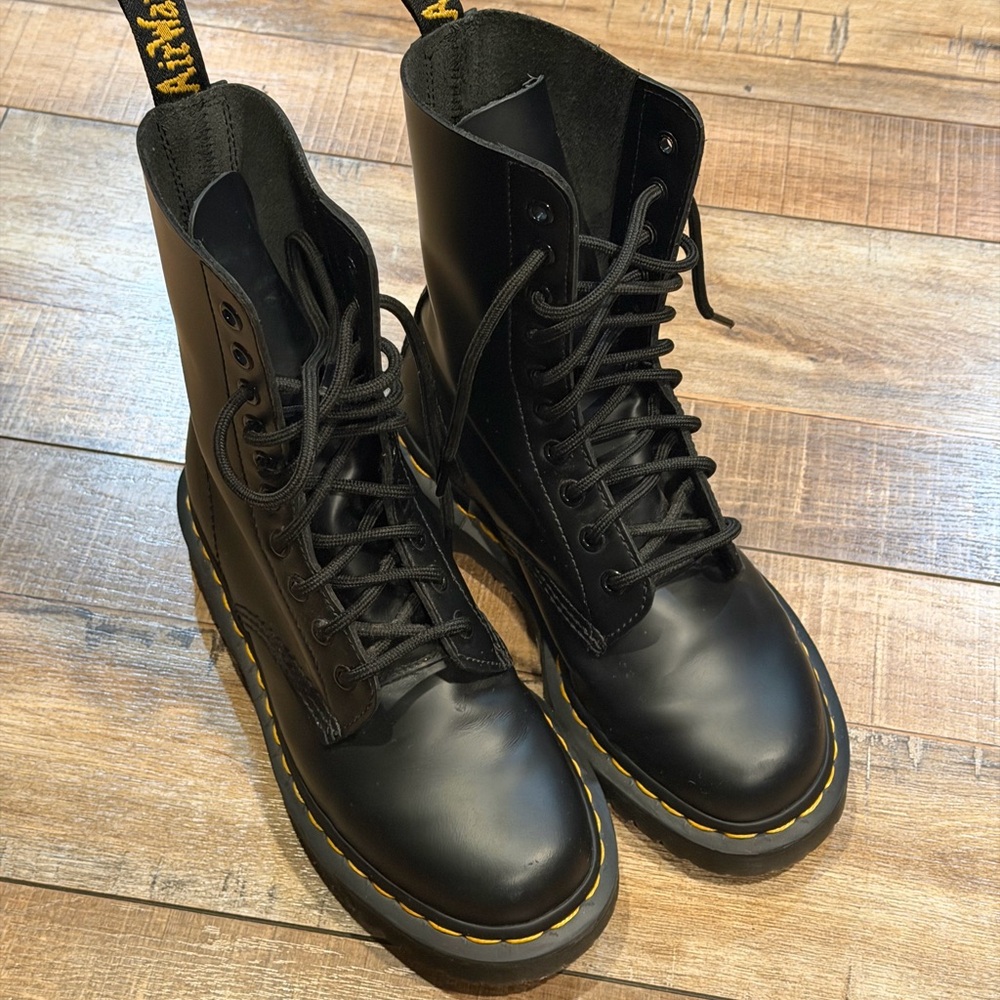 Dr. Martens Black Combat Boots